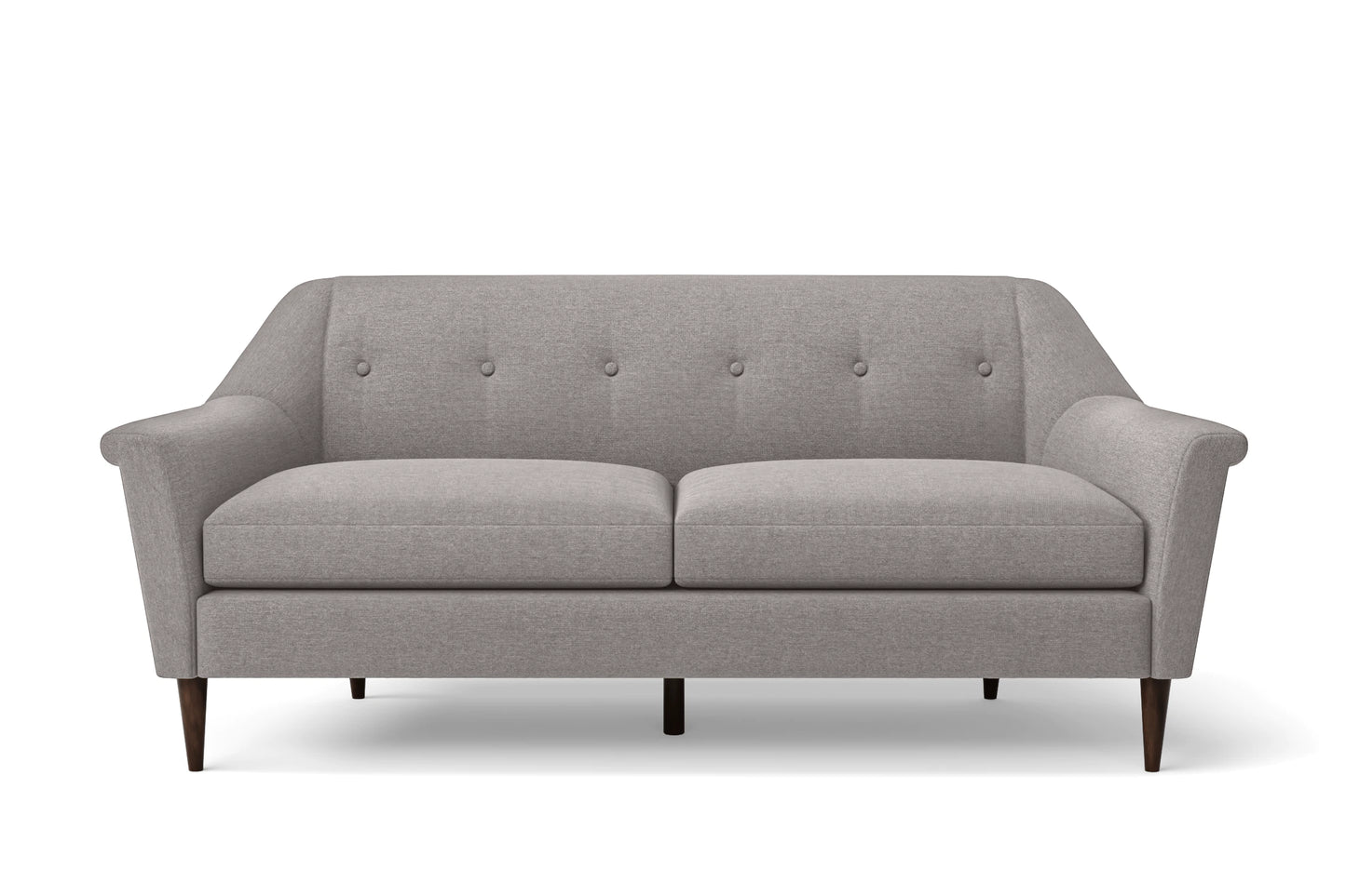 Giovanni 3 Seater Sofa Grey Linen Fabric