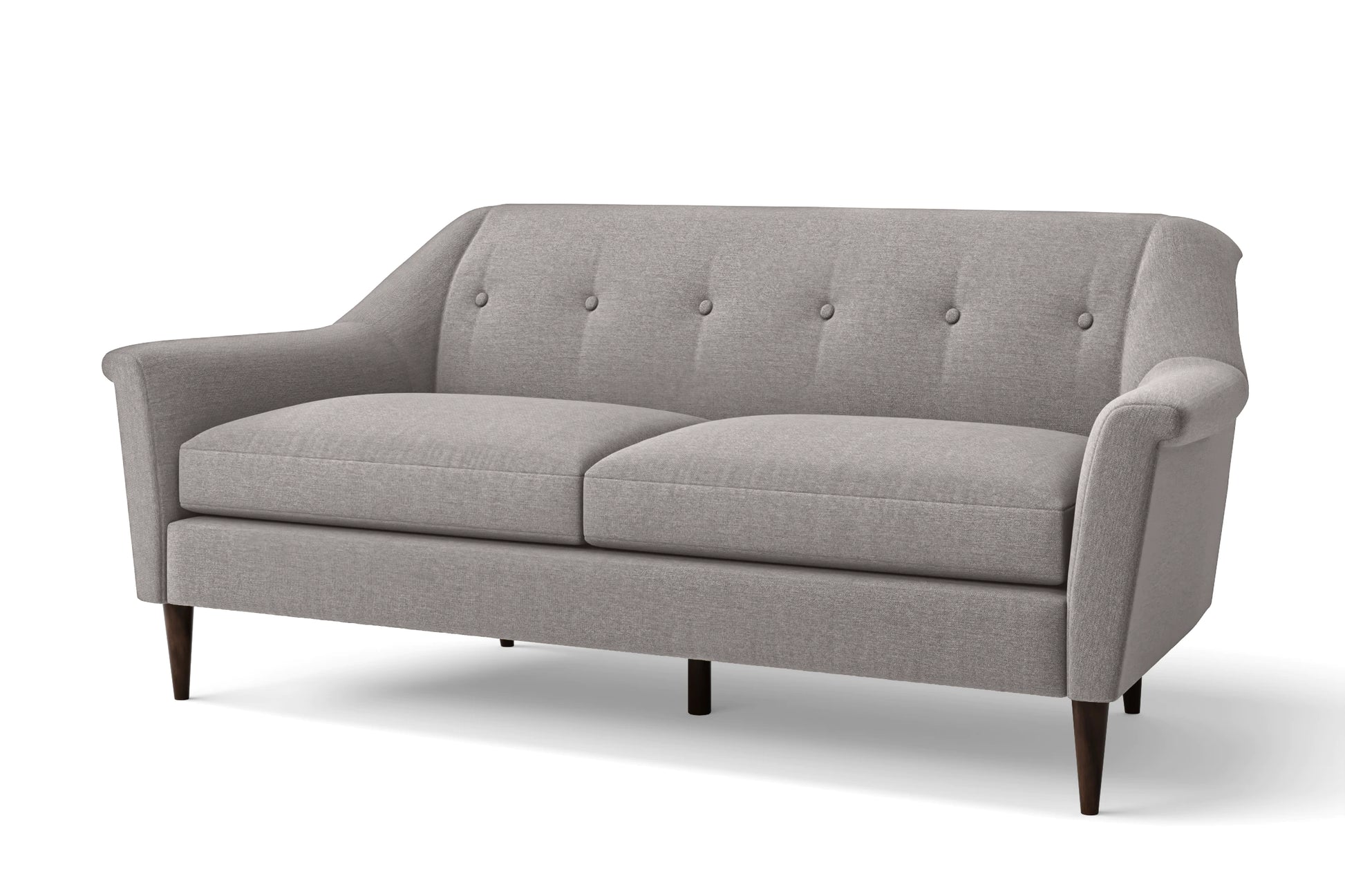 Giovanni 3 Seater Sofa Grey Linen Fabric