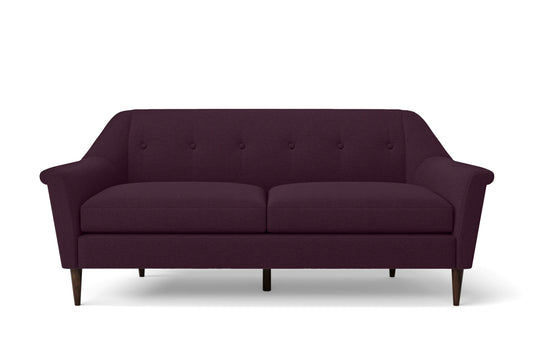 Giovanni 3 Seater Sofa Purple Linen Fabric