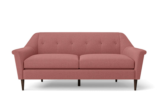 Giovanni 3 Seater Sofa Rose Pink Linen Fabric