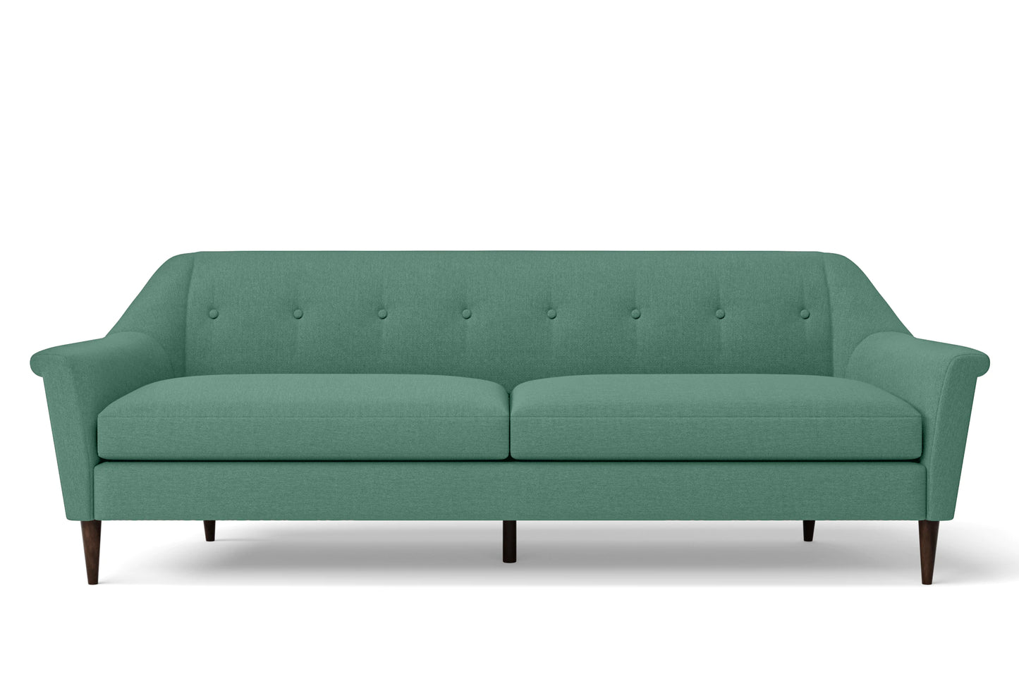 Giovanni 4 Seater Sofa Mint Green Linen Fabric