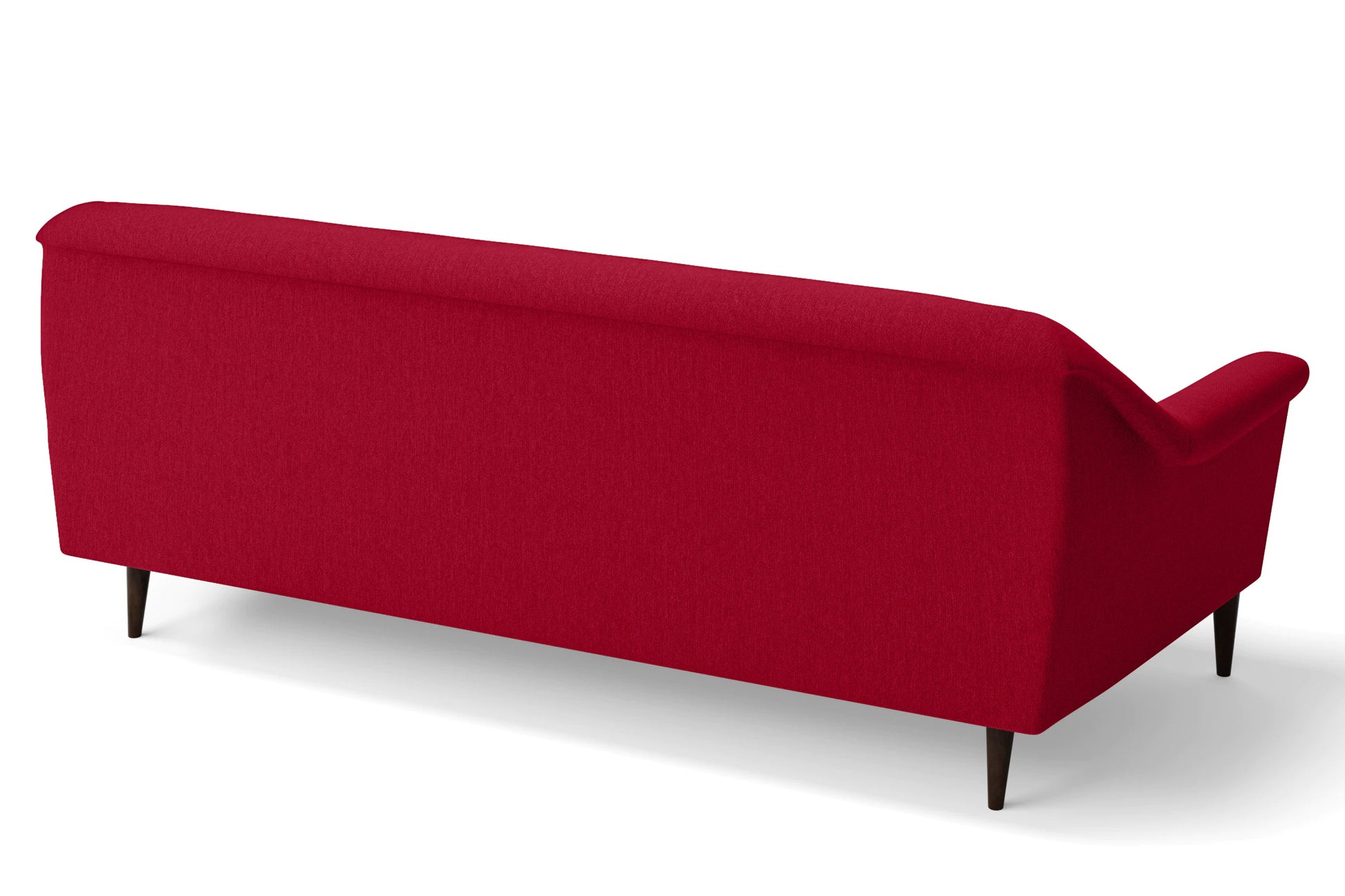 Giovanni 4 Seater Sofa Red Linen Fabric