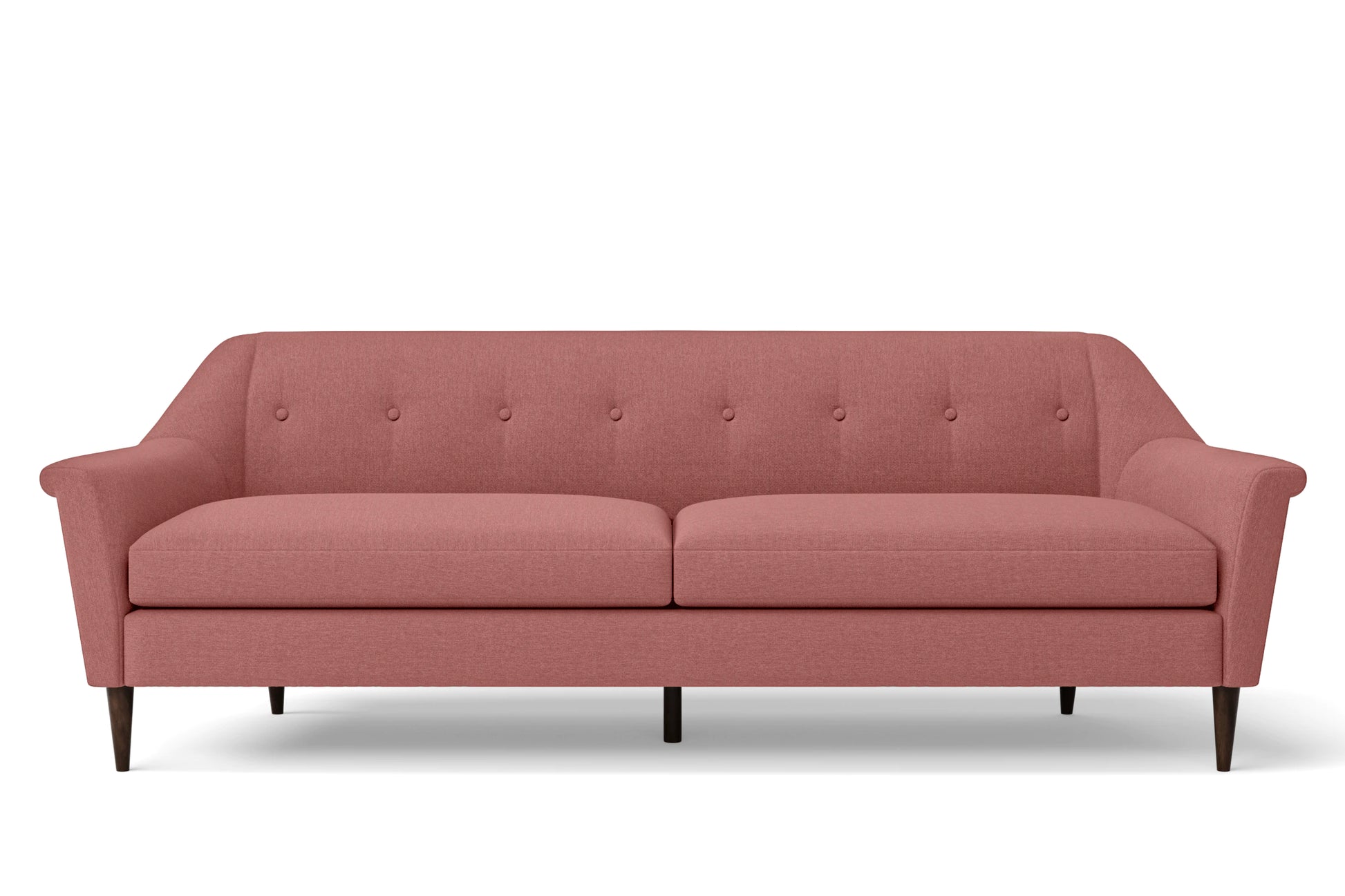 Giovanni 4 Seater Sofa Rose Pink Linen Fabric