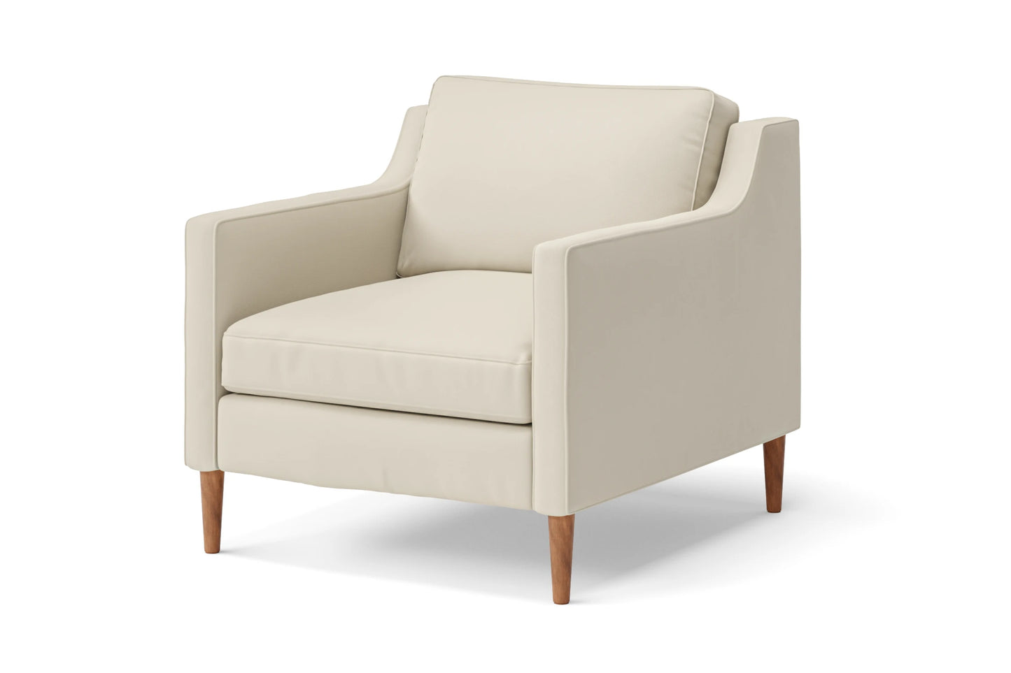 Greco Armchair Cream Leather