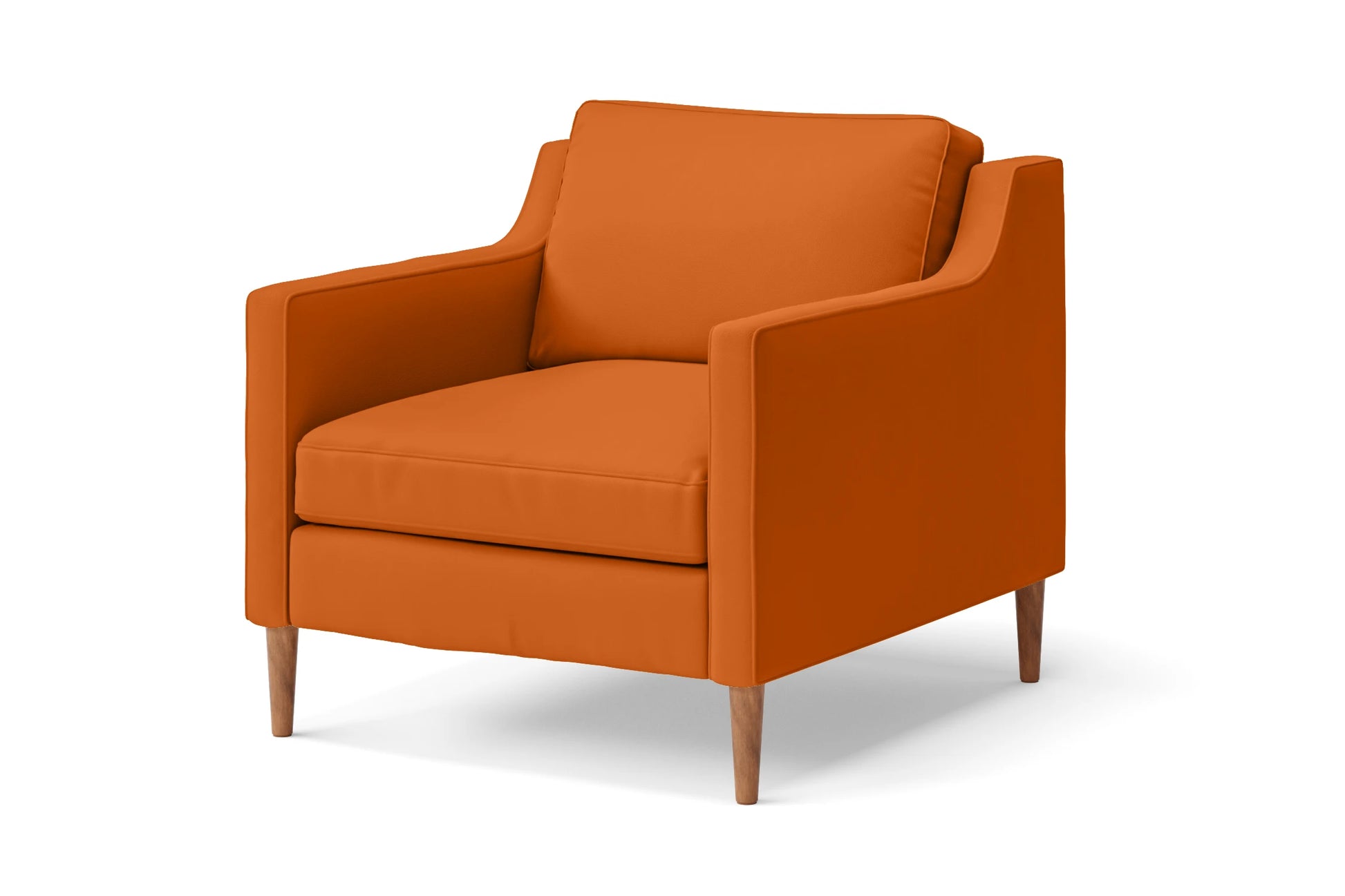 Greco Armchair Orange Leather