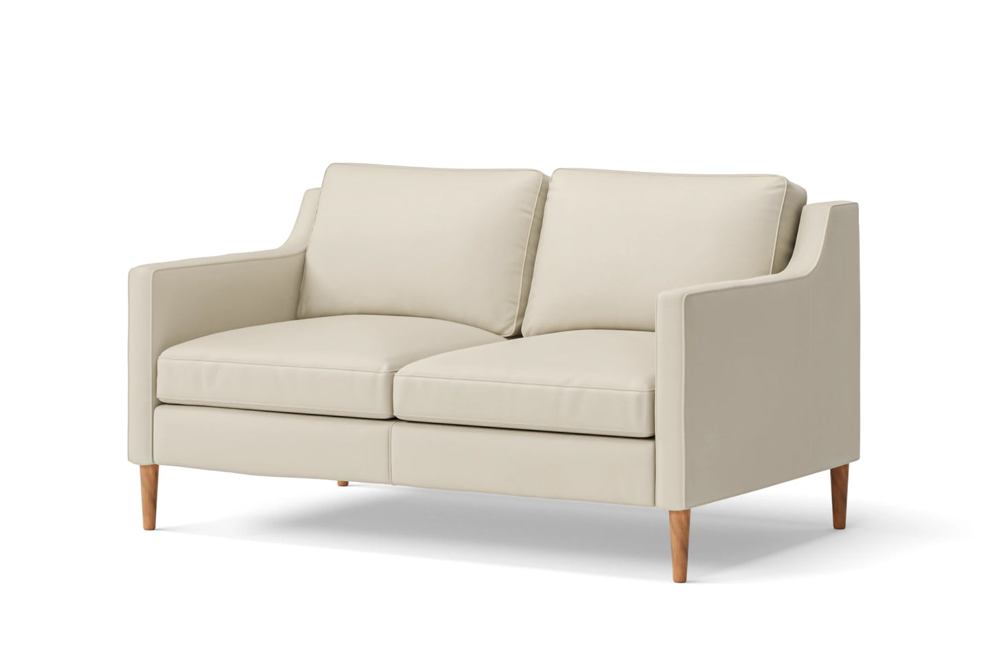 Greco 2 Seater Sofa Cream Leather