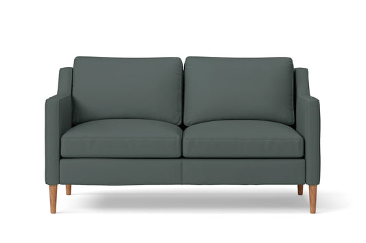 Greco 2 Seater Sofa Dusky Turquoise Leather