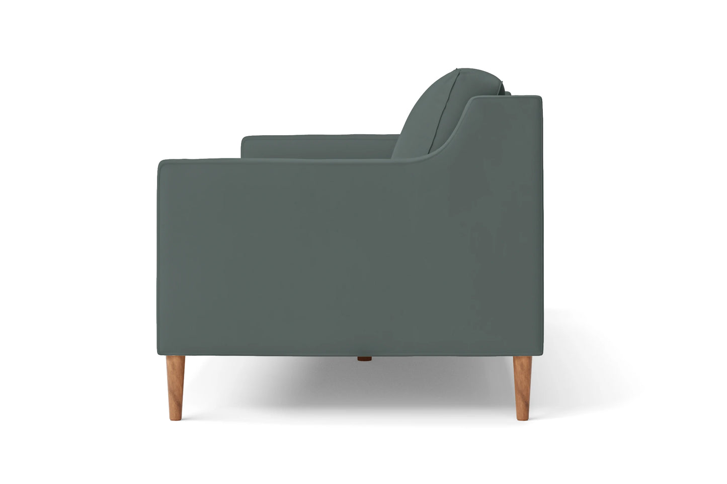 Greco 2 Seater Sofa Dusky Turquoise Leather