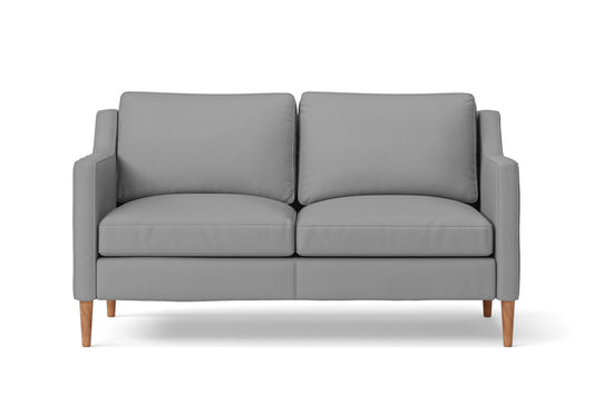 Greco 2 Seater Sofa Grey Leather