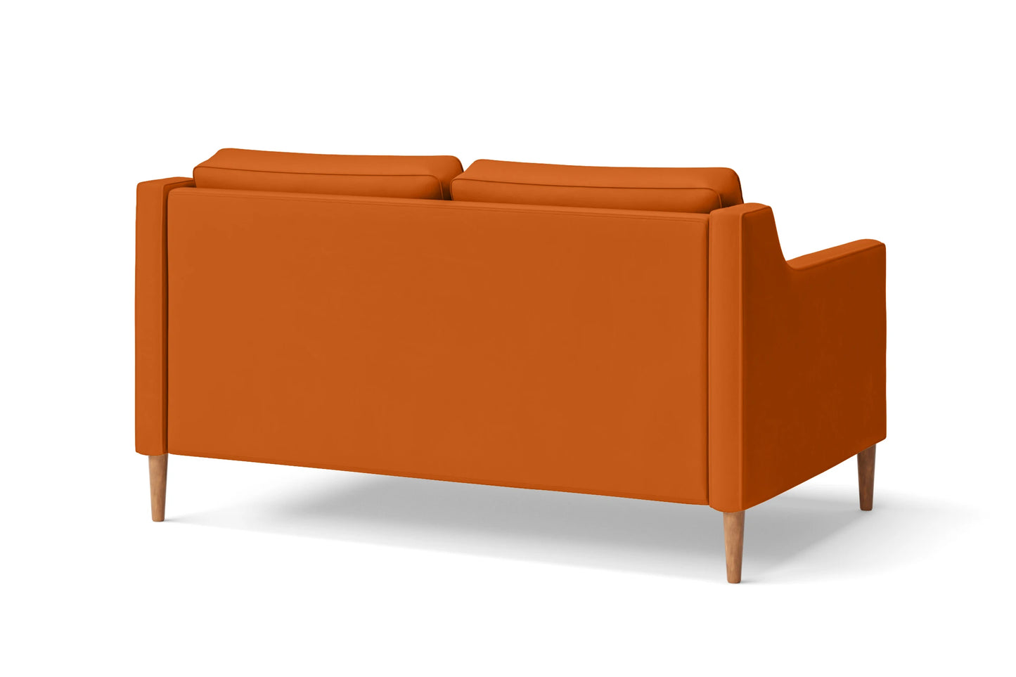 Greco 2 Seater Sofa Orange Leather