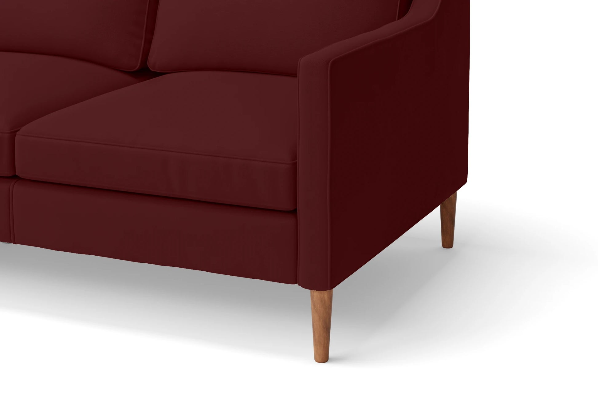 Greco 2 Seater Sofa Red Leather