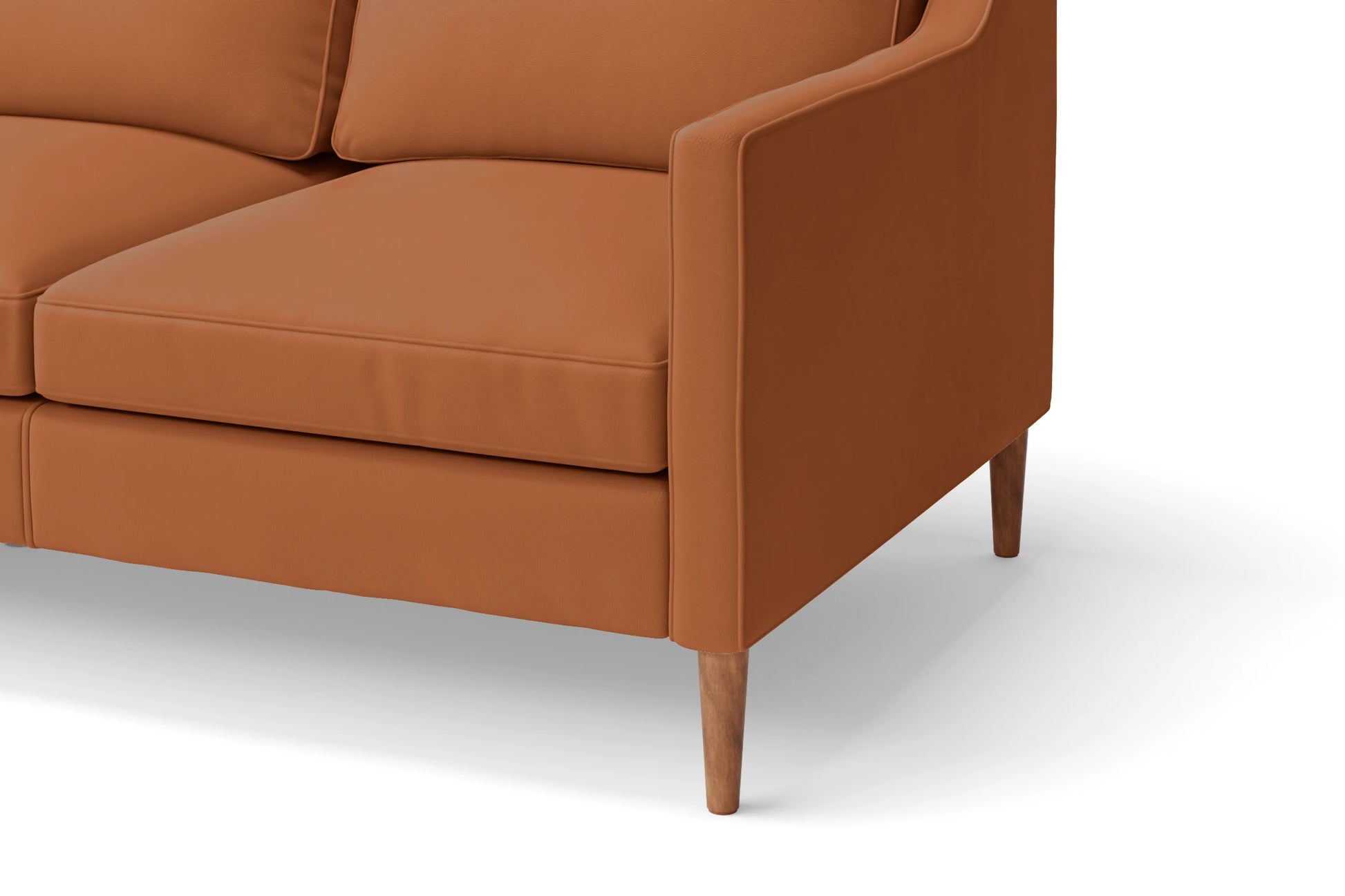 Greco 2 Seater Sofa Tan Brown Leather