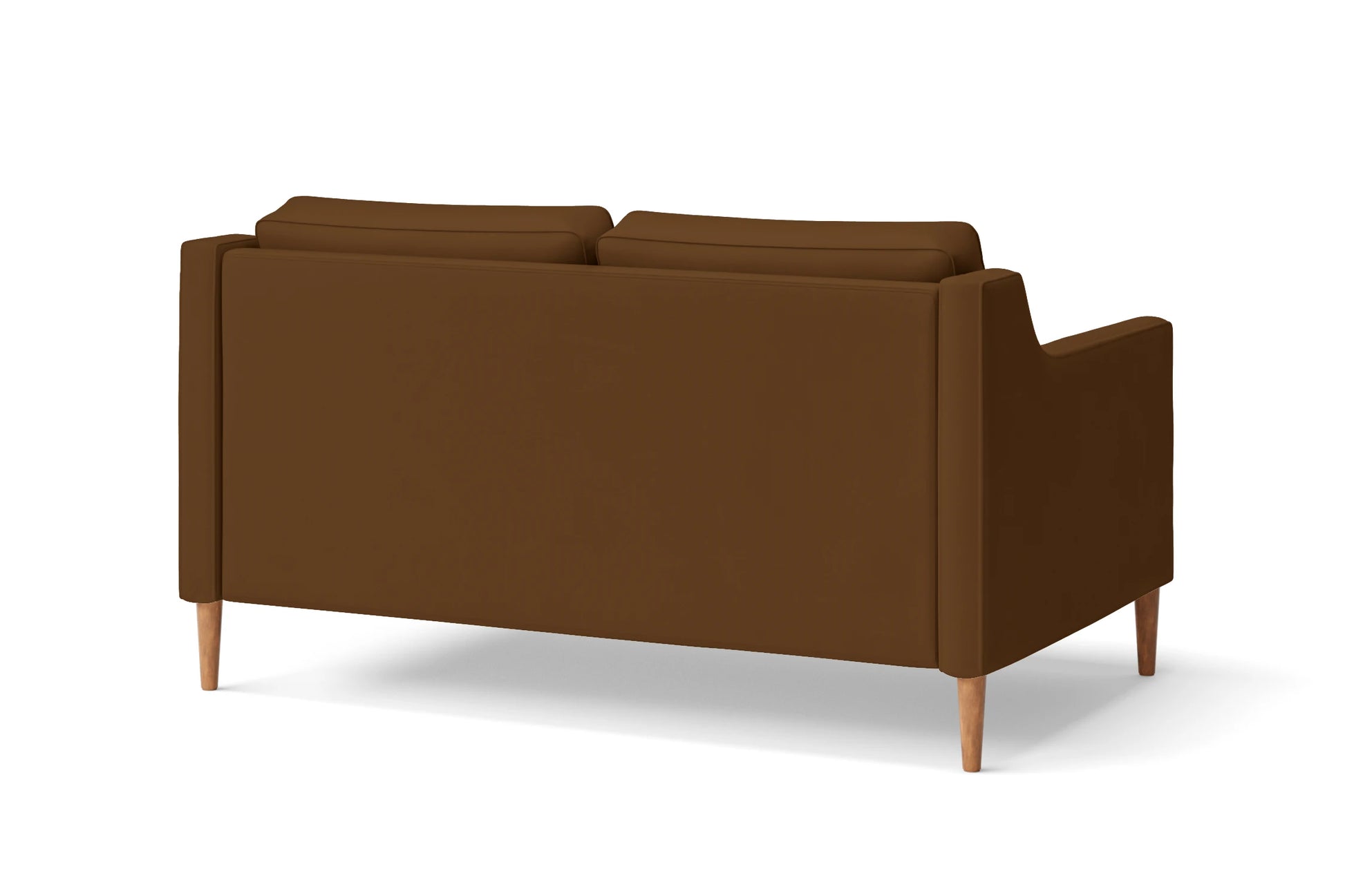 Greco 2 Seater Sofa Walnut Brown Leather