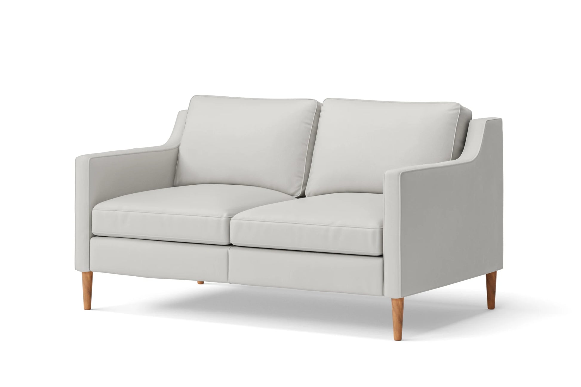 Greco 2 Seater Sofa White Leather