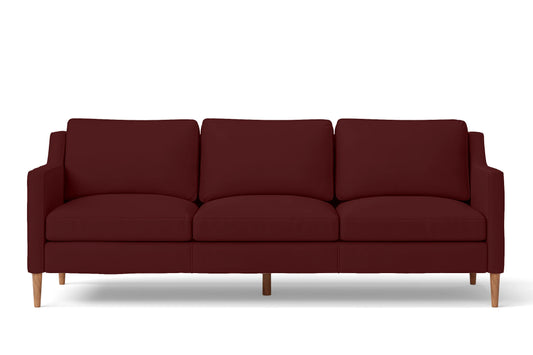 Greco 3 Seater Sofa Red Leather