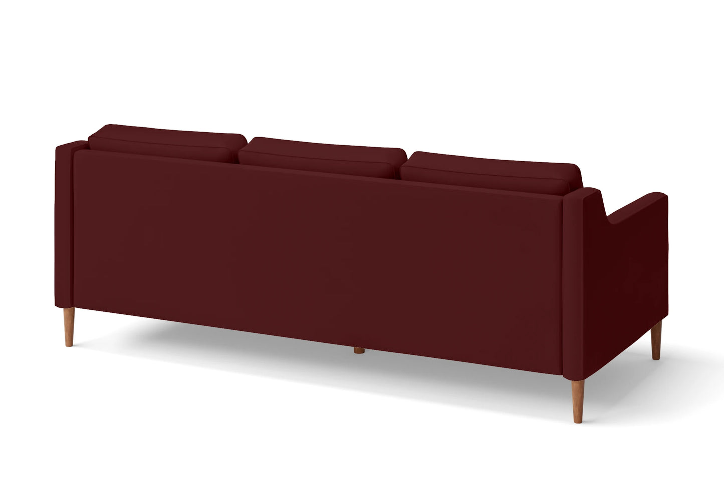 Greco 3 Seater Sofa Red Leather