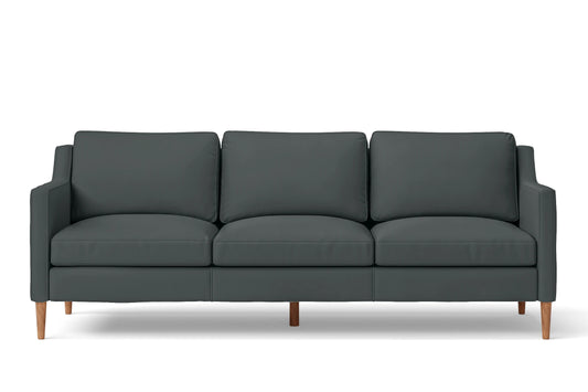 Greco 3 Seater Sofa Slate Leather