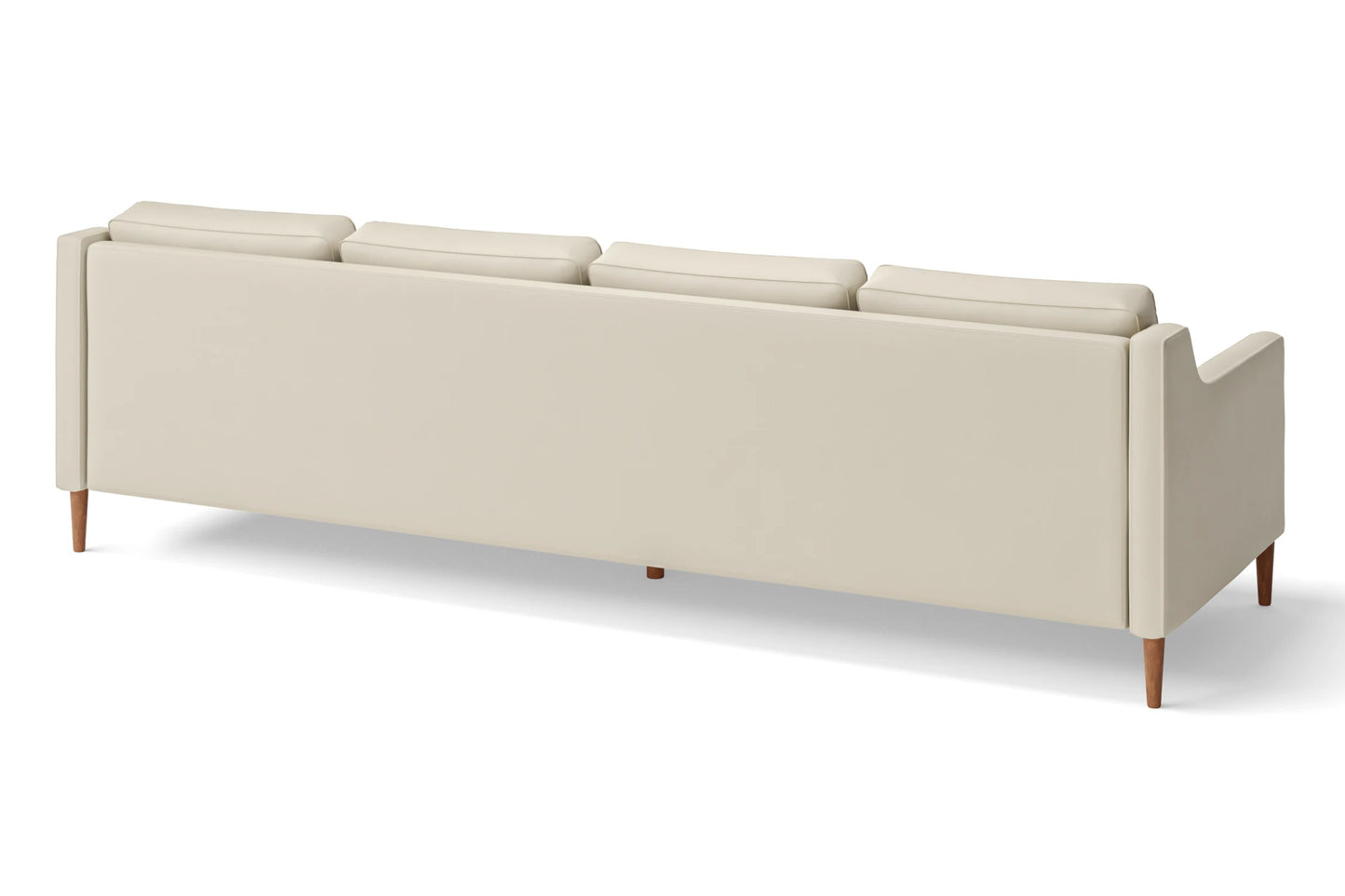 Greco 4 Seater Sofa Cream Leather