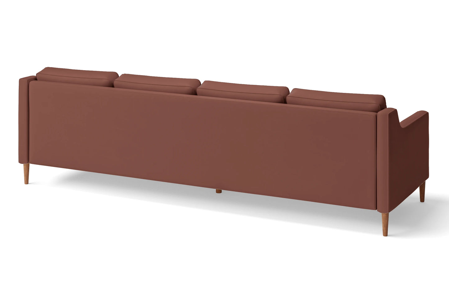 Greco 4 Seater Sofa Mauve Leather