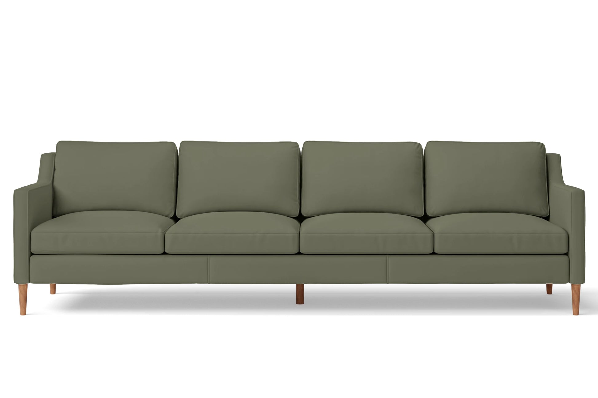 Greco 4 Seater Sofa Sage Leather