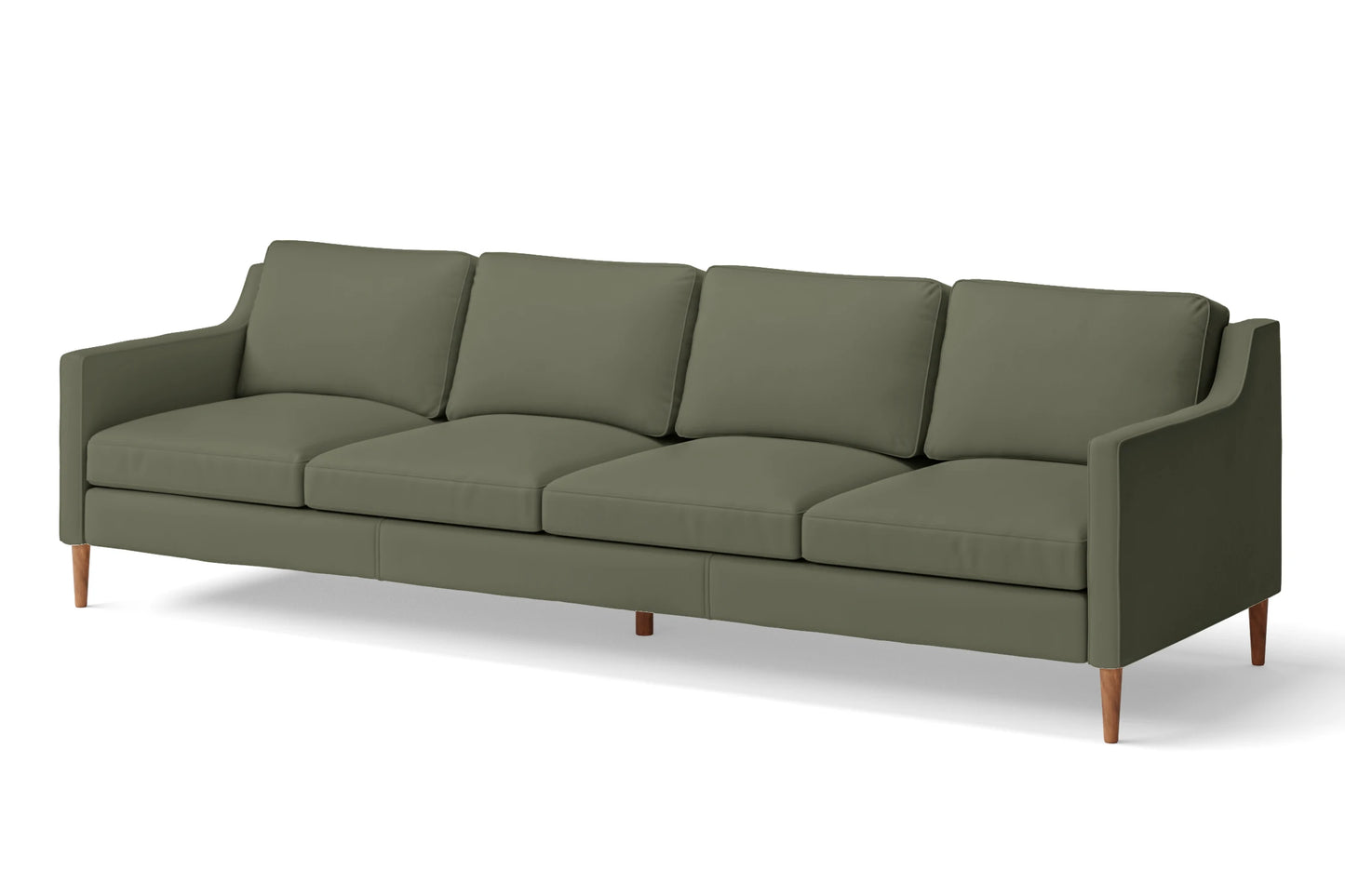 Greco 4 Seater Sofa Sage Leather