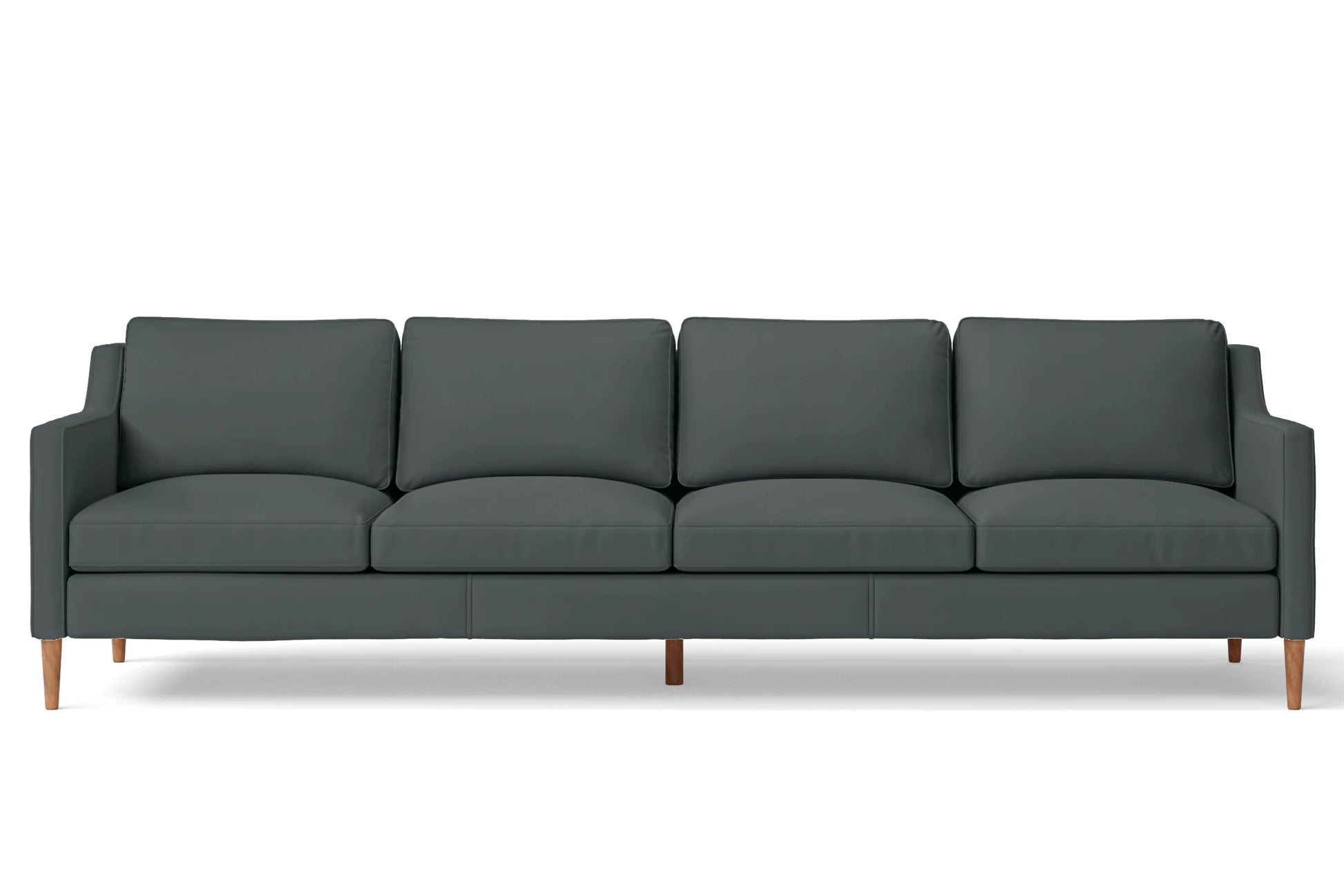 Greco 4 Seater Sofa Slate Leather