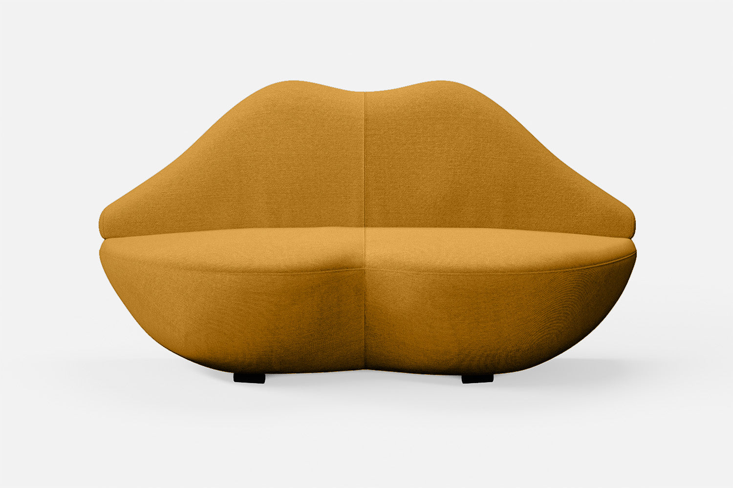 Grosseto 2 Seater Sofa Yellow Linen Fabric