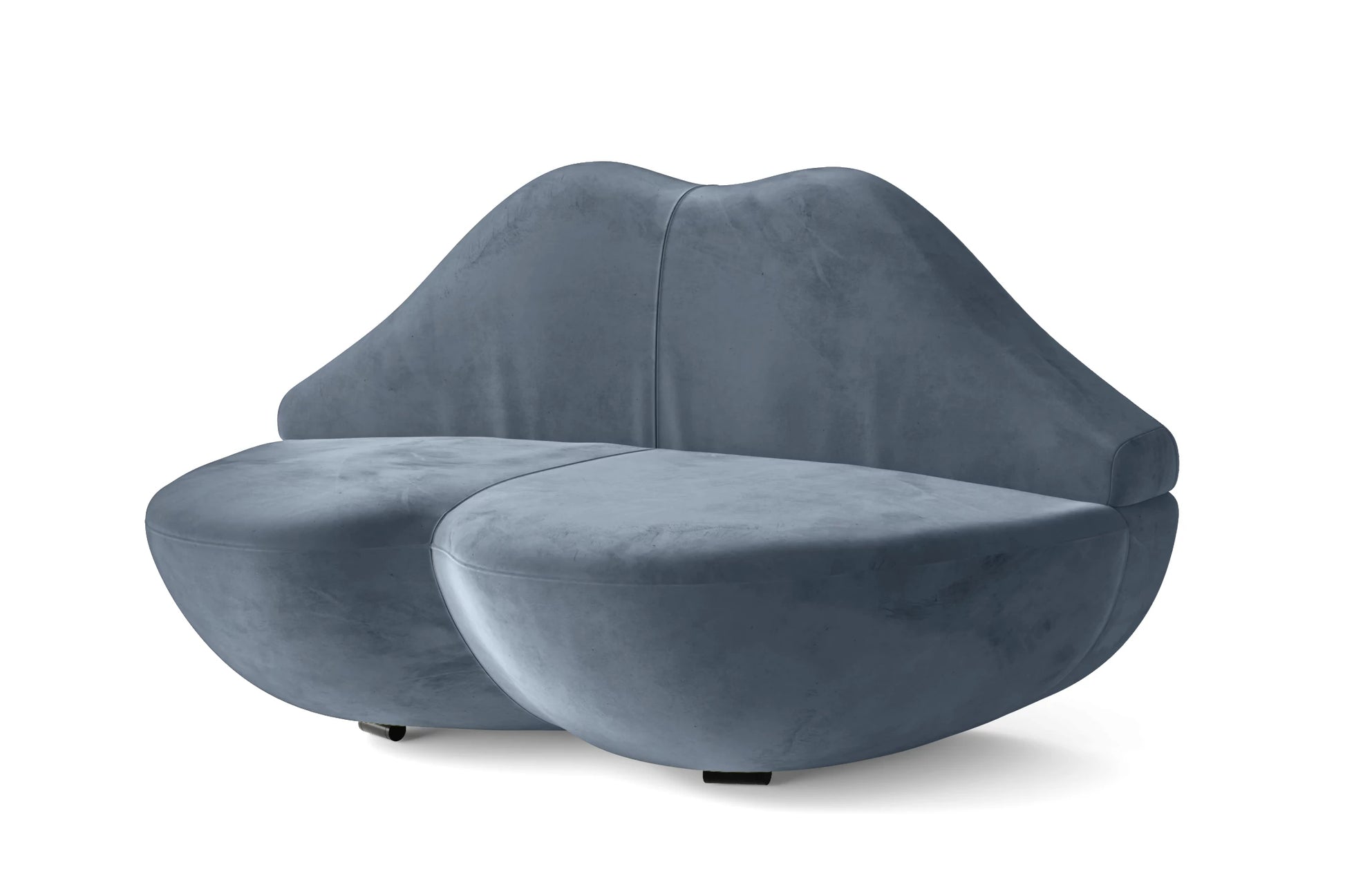 Grosseto 2 Seater Sofa Baby Blue Velvet