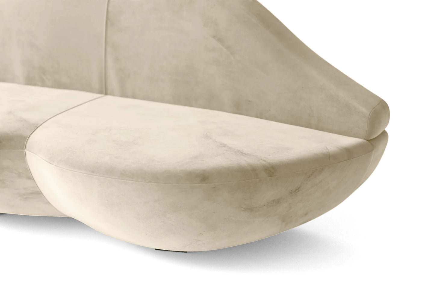 Grosseto 2 Seater Sofa Cream Velvet