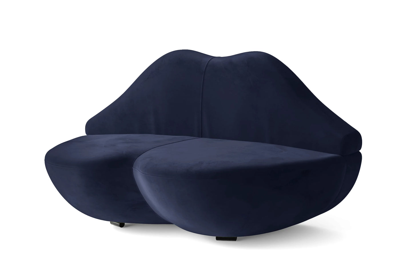 Grosseto 2 Seater Sofa Dark Blue Velvet