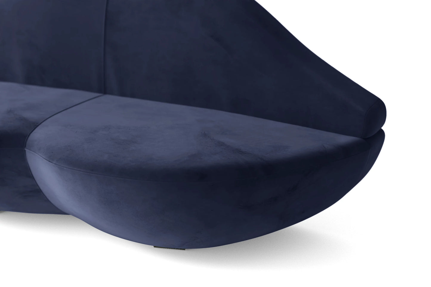 Grosseto 2 Seater Sofa Dark Blue Velvet