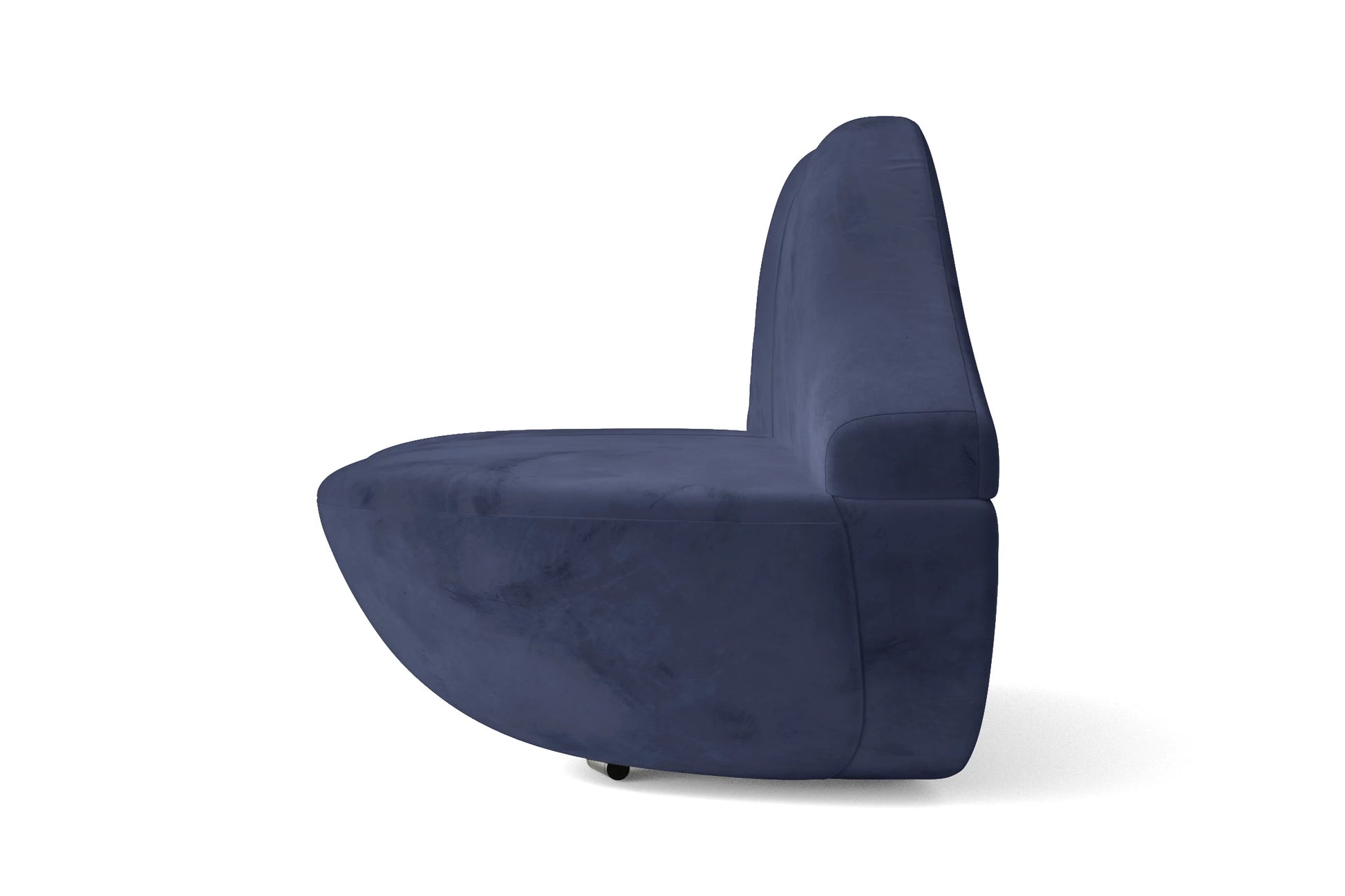 Grosseto 2 Seater Sofa Dark Blue Velvet