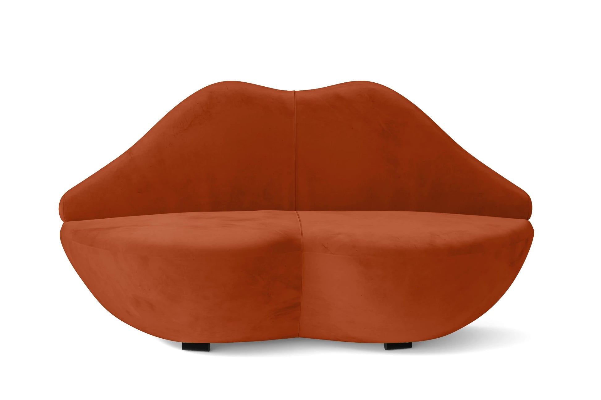 Grosseto 2 Seater Sofa Orange Velvet