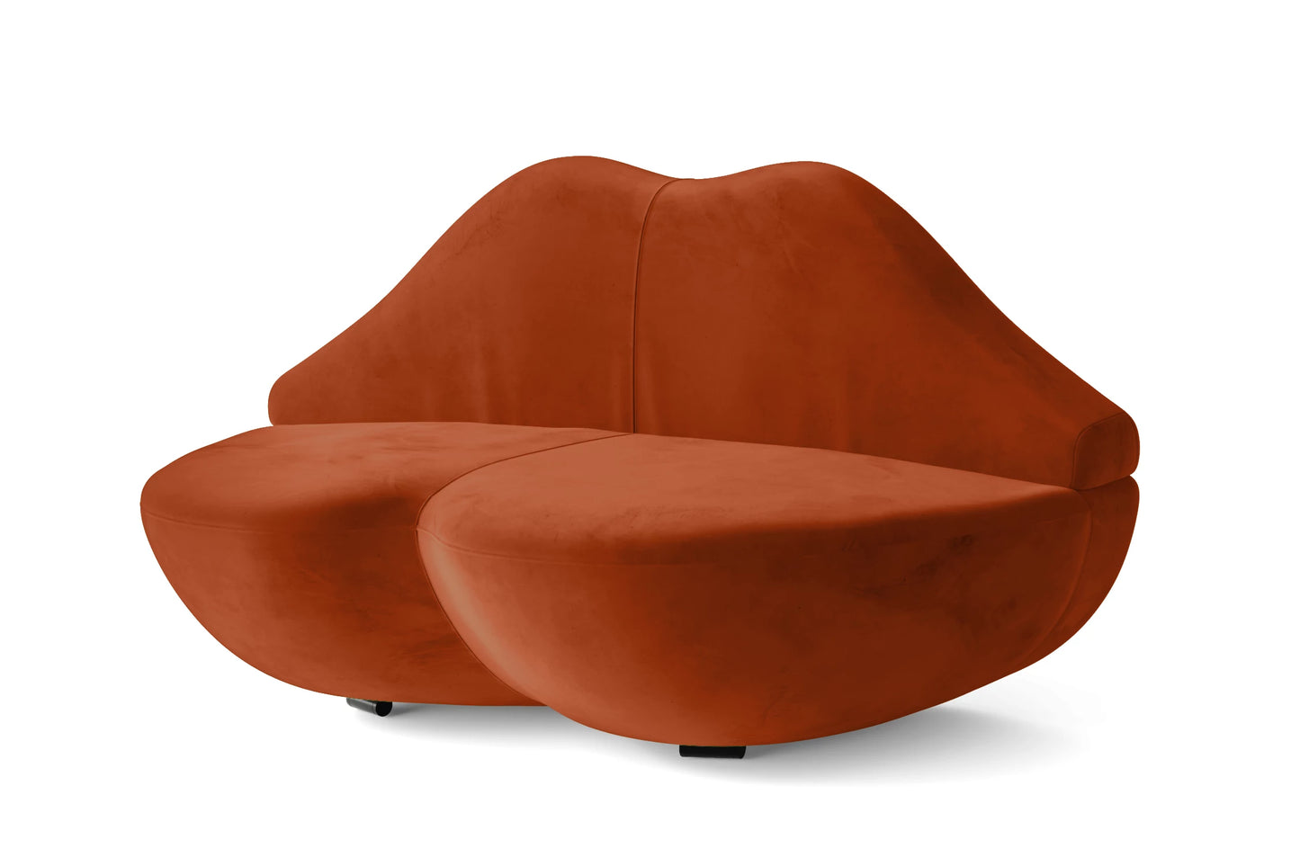 Grosseto 2 Seater Sofa Orange Velvet