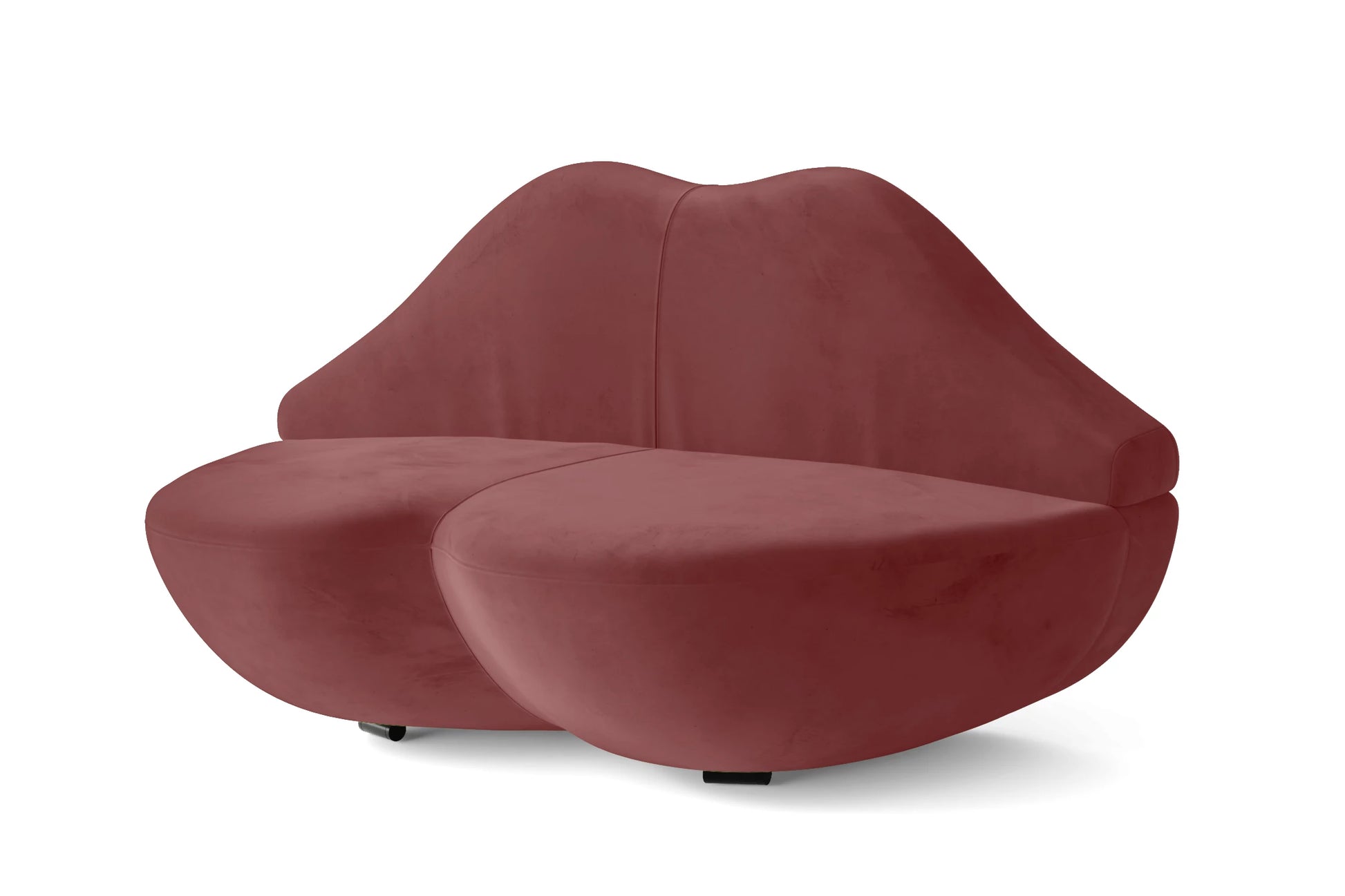 Grosseto 2 Seater Sofa Pink Velvet