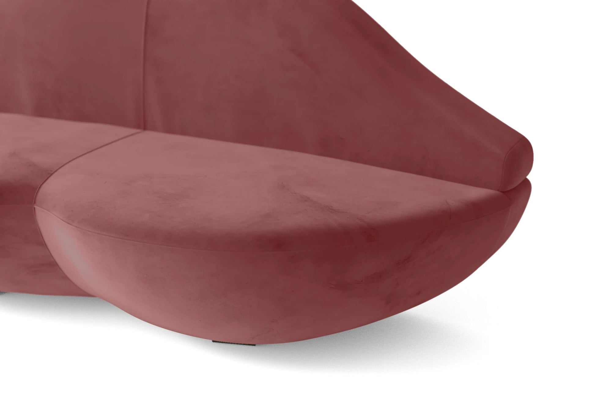 Grosseto 2 Seater Sofa Pink Velvet