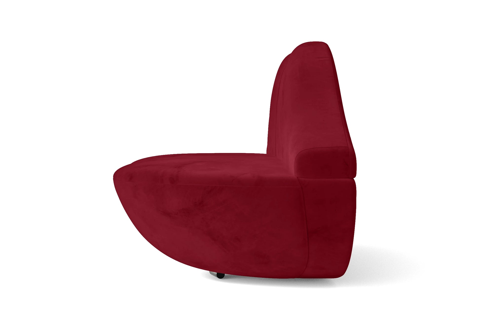 Grosseto 2 Seater Sofa Red Velvet