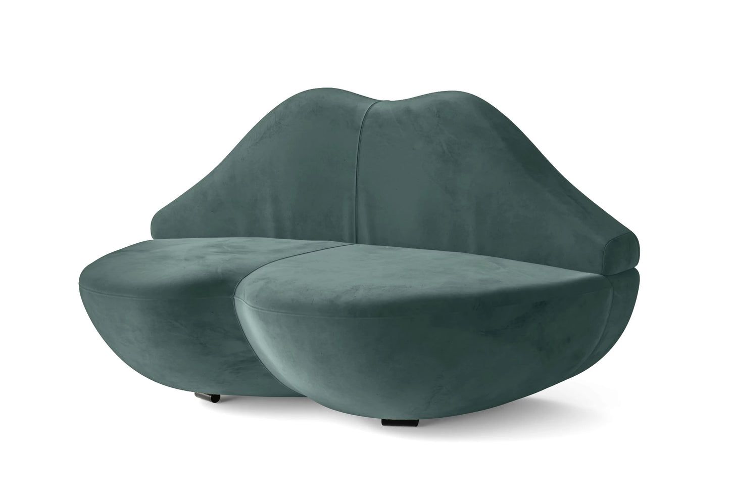 Grosseto 2 Seater Sofa Teal Velvet