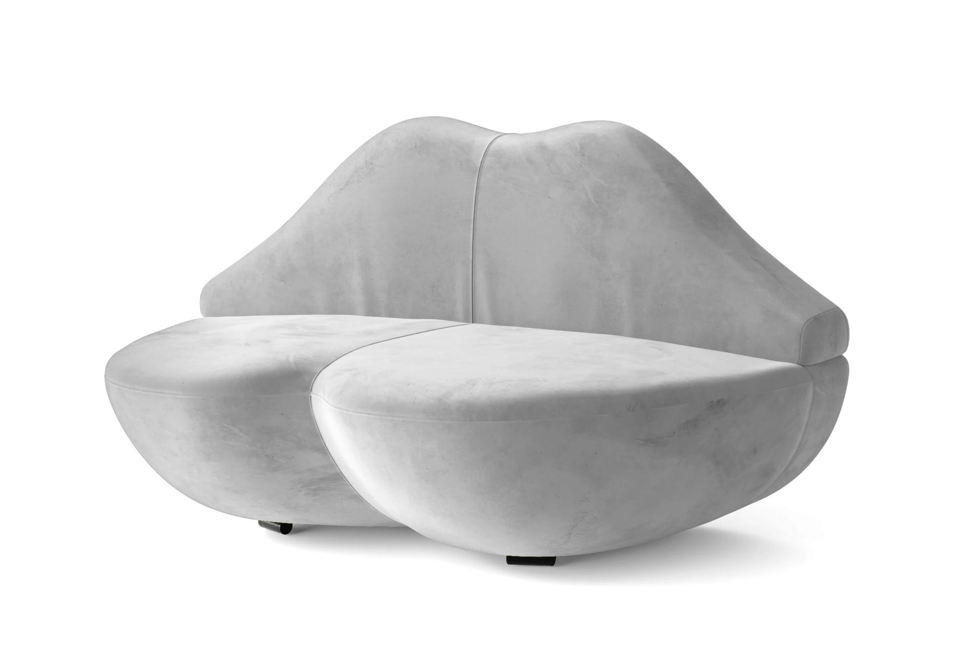 Grosseto 2 Seater Sofa White Velvet