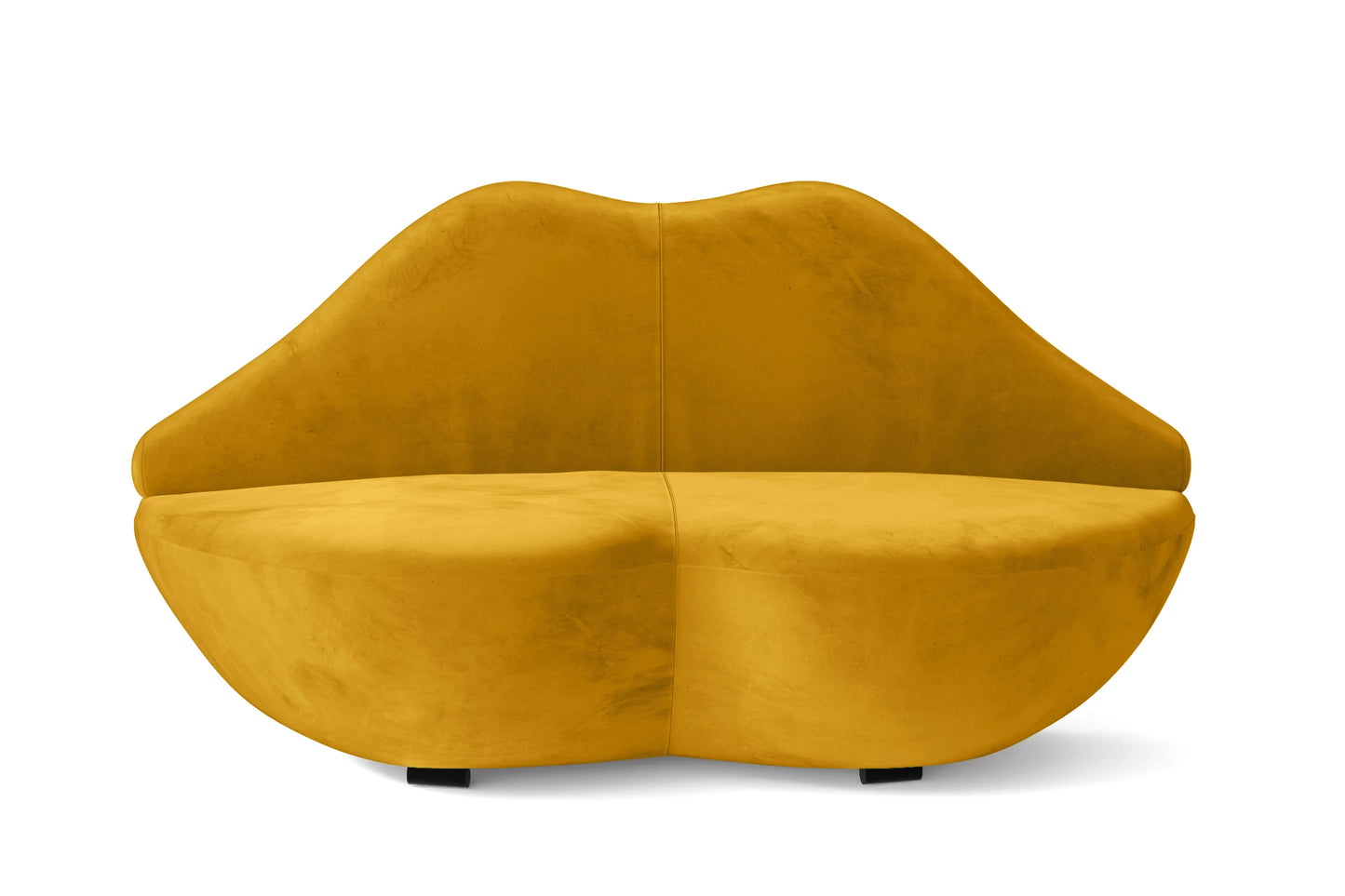 Grosseto 2 Seater Sofa Yellow Velvet