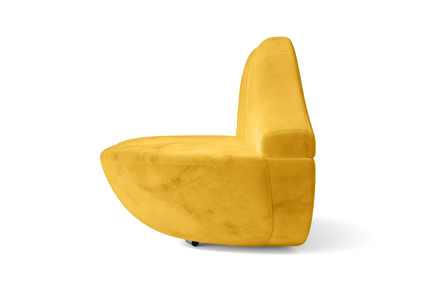 Grosseto 2 Seater Sofa Yellow Velvet