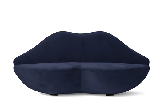 Grosseto 3 Seater Sofa Dark Blue Velvet