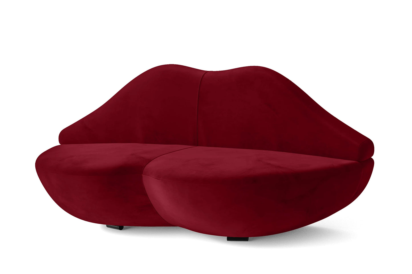 Grosseto 3 Seater Sofa Red Velvet