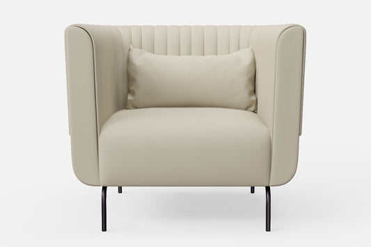 Jackson Armchair Cream Leather