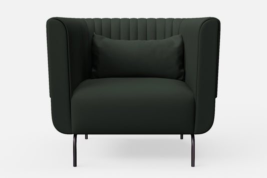 Jackson Armchair Green Leather