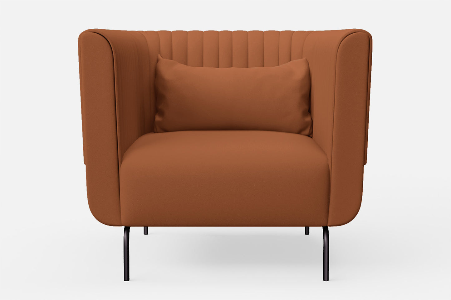 Jackson Armchair Tan Brown Leather