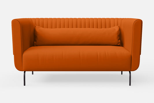 Jackson 2 Seater Sofa Orange Leather