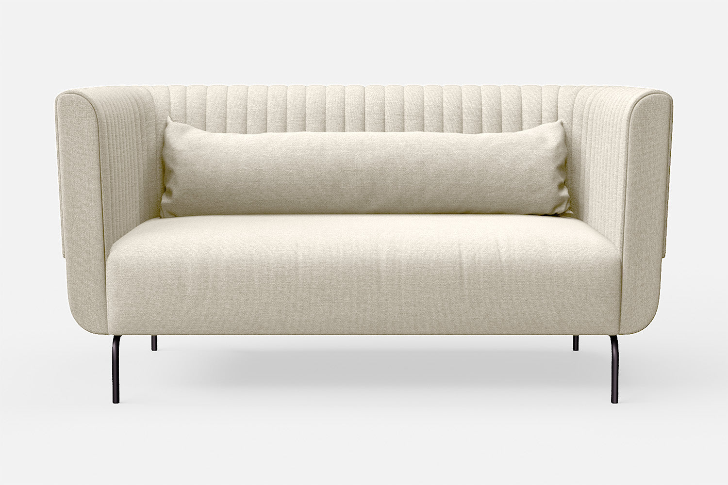 Jackson 2 Seater Sofa Cream Linen Fabric