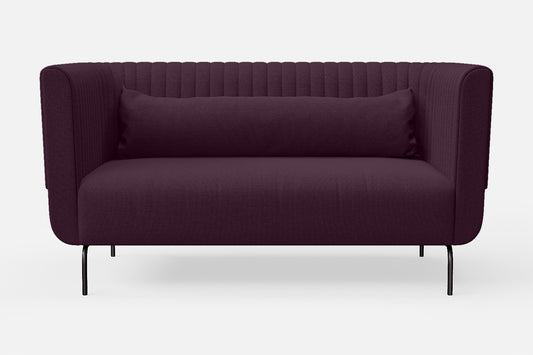 Jackson 2 Seater Sofa Purple Linen Fabric