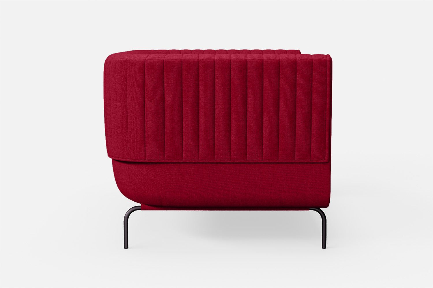 Jackson 2 Seater Sofa Red Linen Fabric